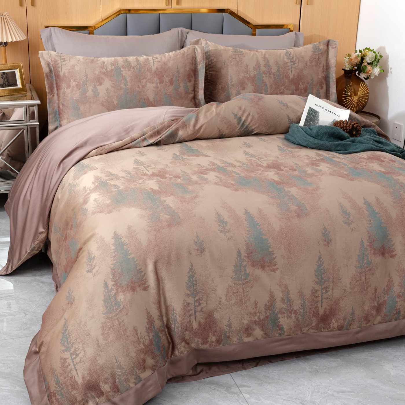 Tencel & Cotton Jacquard Fabrics woven textile detail