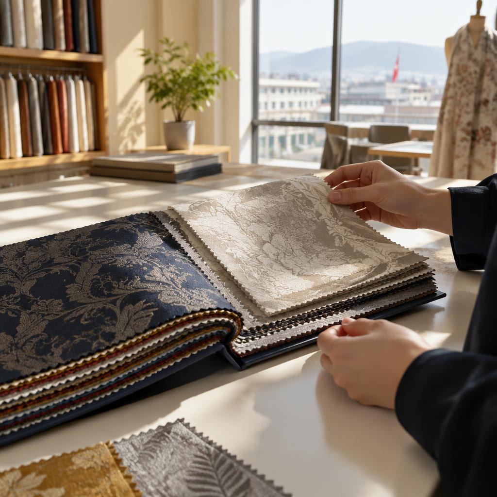 Custom jacquard sample selection